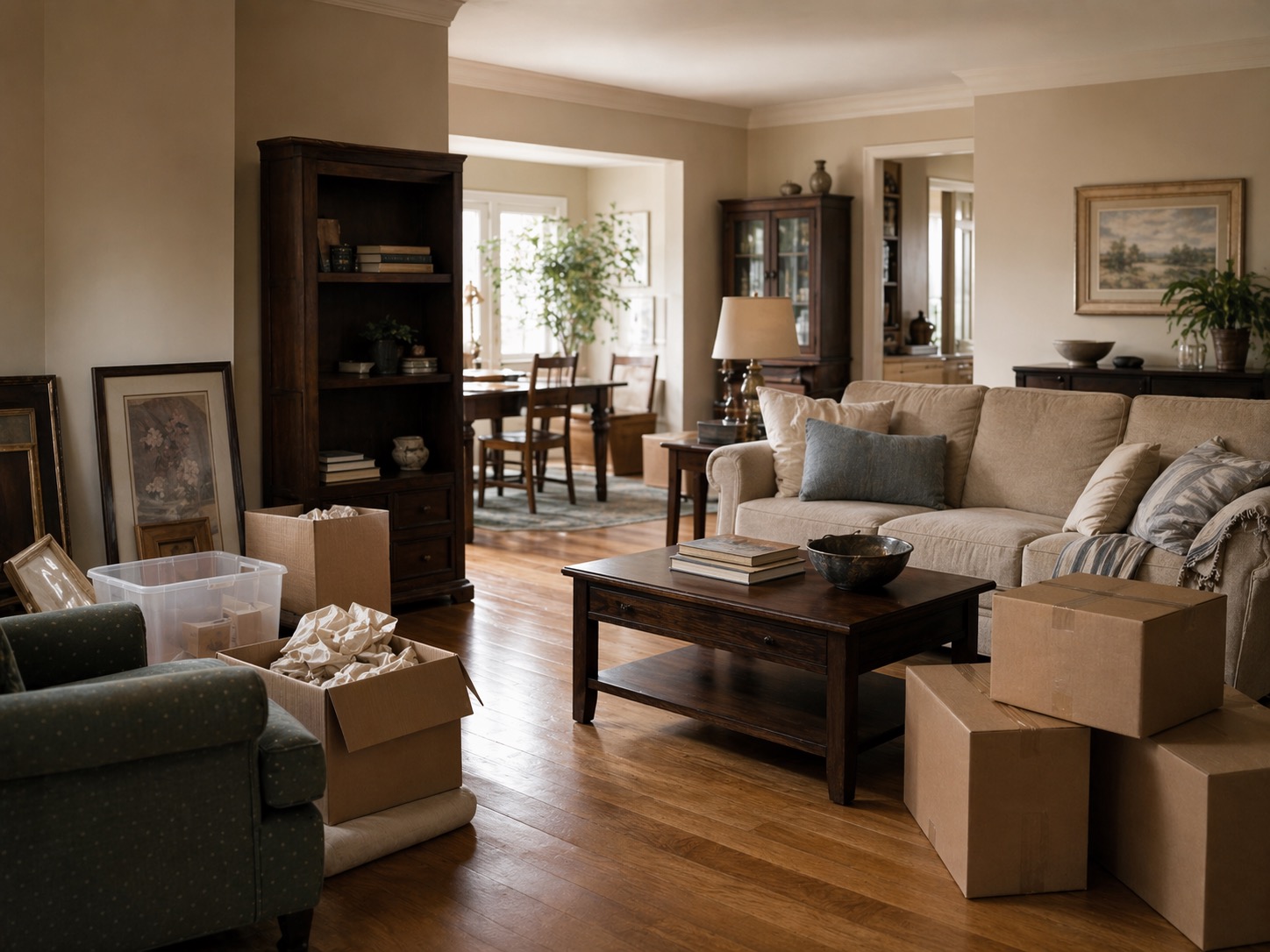 Estate cleanout service — clearing items from a home